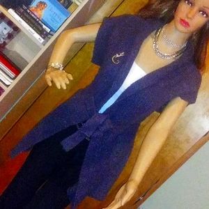 Reitmans multicolored short sleeve knit sweater